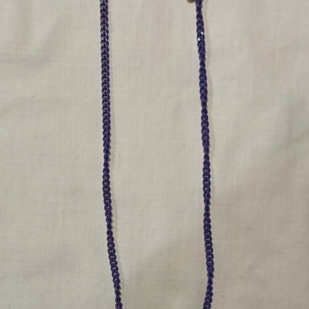 Purple Chain Necklace